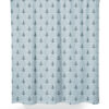 Anchor and chain pattern shower curtain