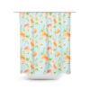 Camellia Floral Pattern Shower Curtain