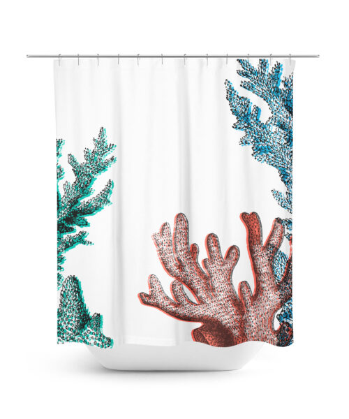 Coral Reef Graphic Shower Curtain