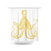 Vintage Gold Octopus Shower Curtain