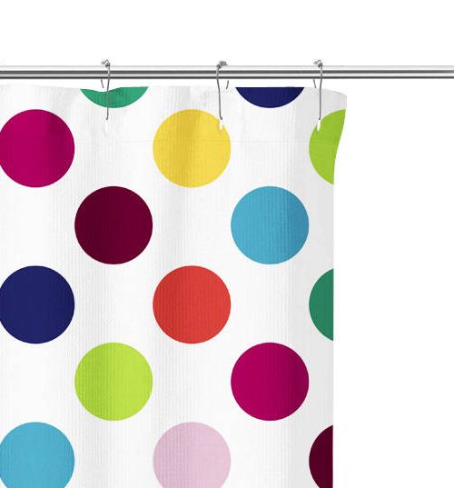 polka dots Only Shower Curtains