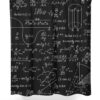 Math Class Chalkboard Design Shower Curtain