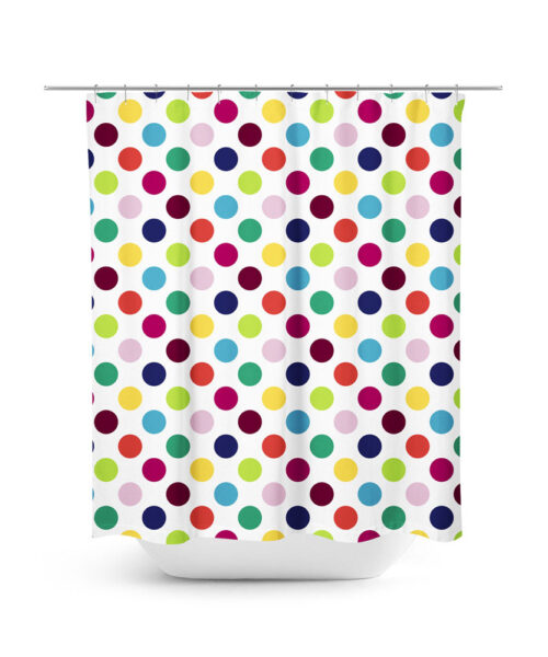 Polka Dot Shower Curtain