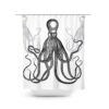 Three Octopus Graphic Shower Curtain