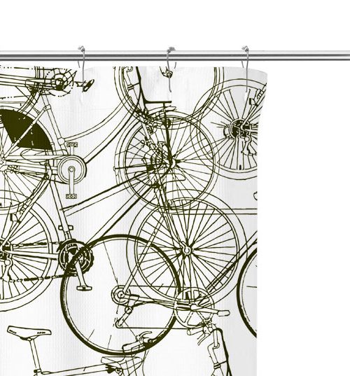 bicycle sketch pattern close up image