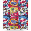 Comic Book Action Graphic Shower Curtain