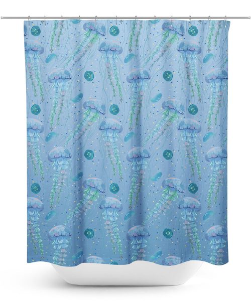 Jellyfish Art Print Shower Curtain