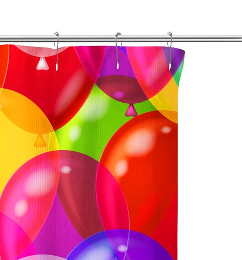 party balloon pattern close up image