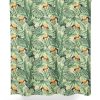 Toucan and Palm Frond Pattern Shower Curtain