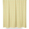 yellow mini floral pattern shower curtain